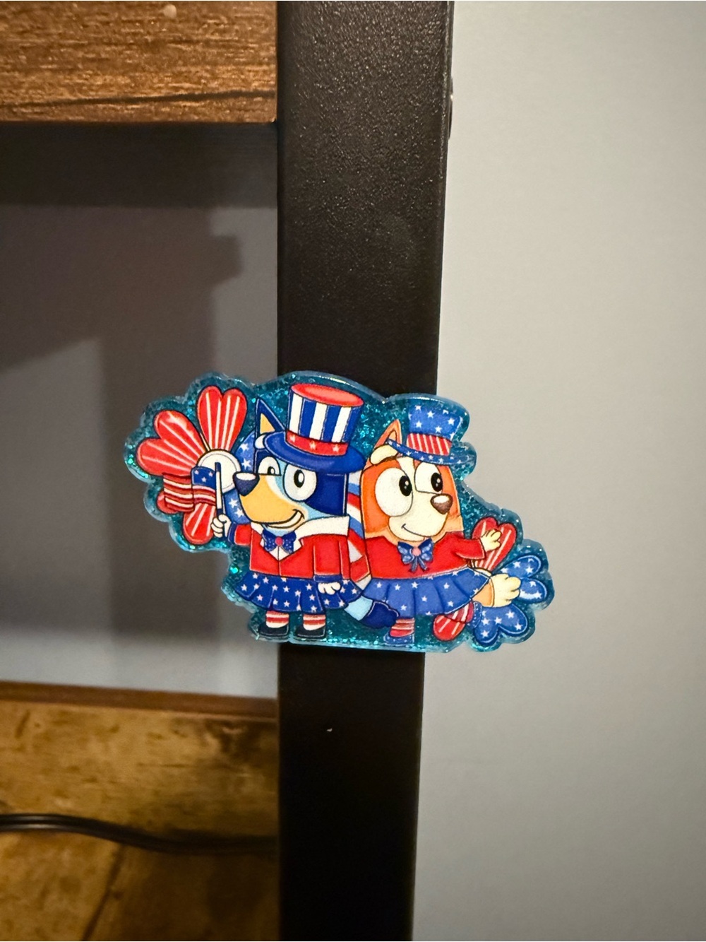 Patriotic Bluey Acrylic Magnet